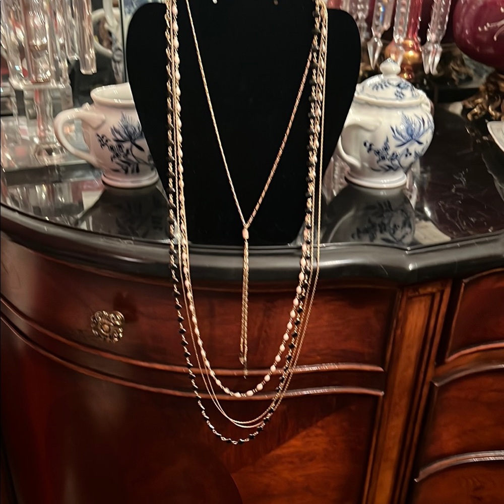 Stella & Dot Gold Layered Necklace